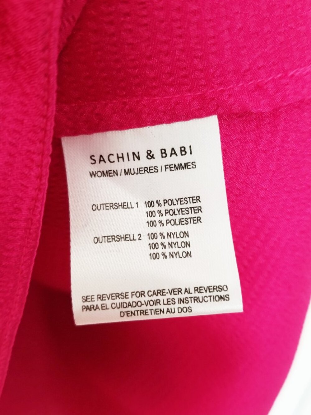 Sachin + Babi Adelaide V Neck Satin Blouse Top Pink Batwing Plus Size 2XL $395 - Picture 7 of 15